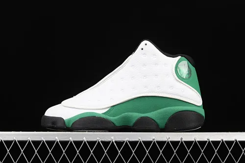 All categories Air Jordan Jordan series basketball shoes Air Jordan 13 G version Air Jordan 13 Retro AJ13 white and green 414571-113
